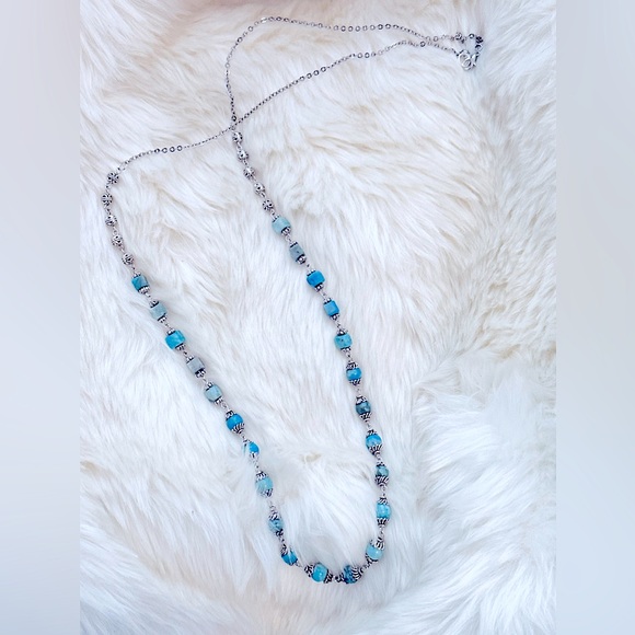 🥳HP:RARE Soul’s 3pc Handcrafted “Persian Turquoises” Gemstones 925s Jewelry Set - Picture 5 of 17